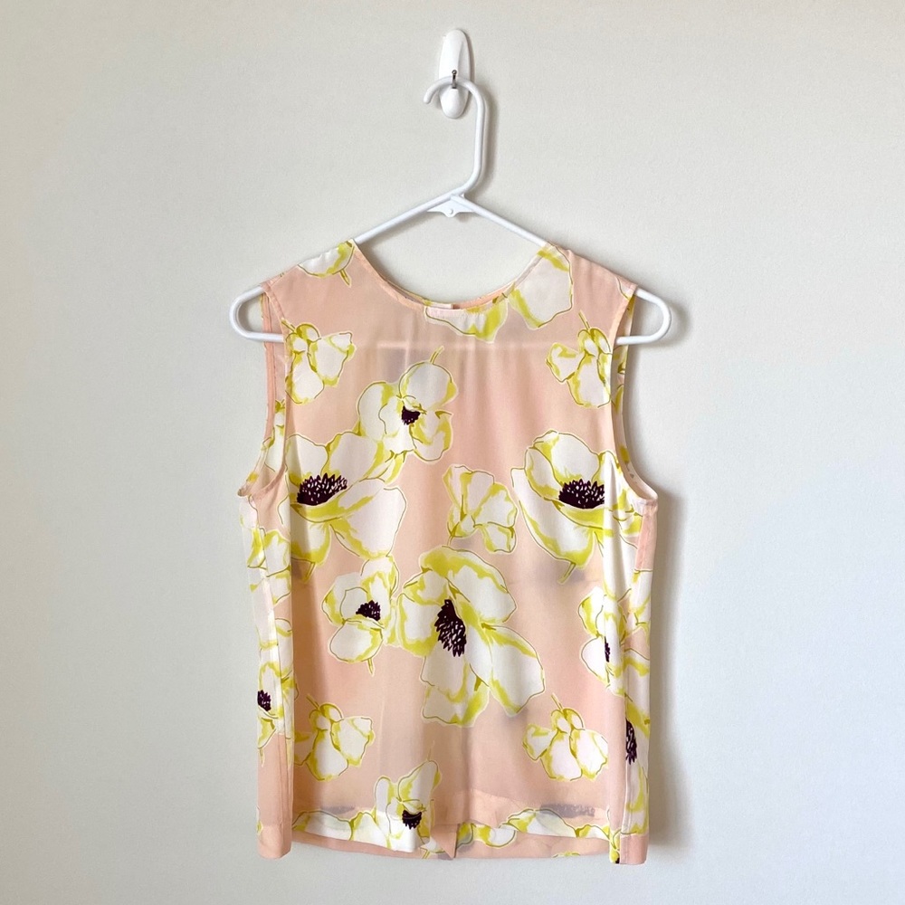 Equipment Reagan Floral Silk Shell Tank